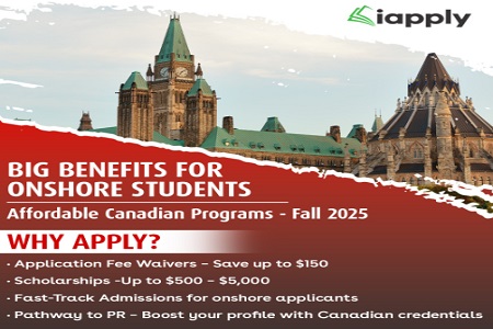 Affordable Canadian Programs - Big Benefits for Onshore Students - Fall 2025